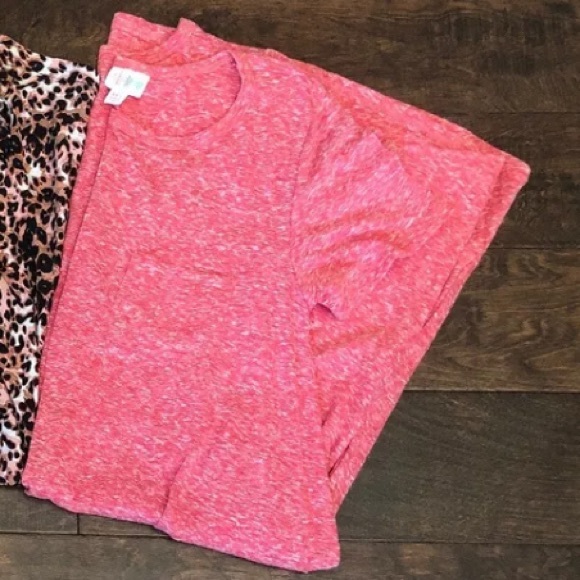 Lularoe Carly Red Heathered (No Tail) - Picture 3 of 3